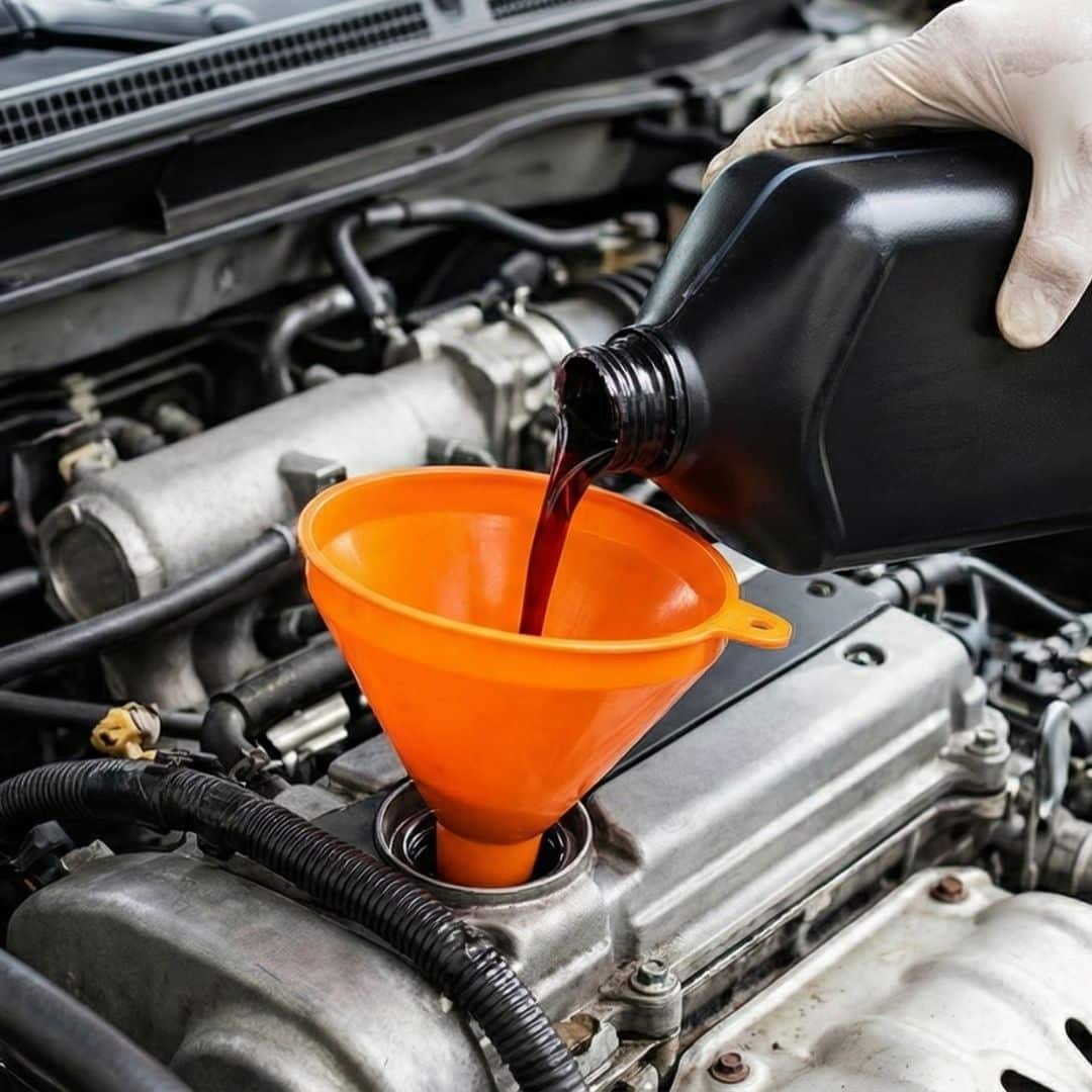 Het verversen van olie