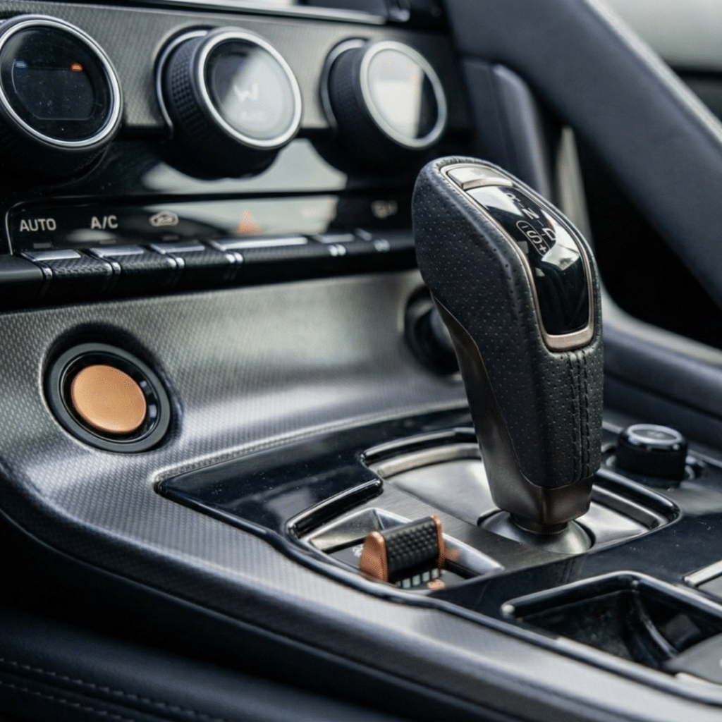 Foto van een automaat pook