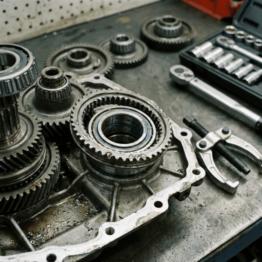 Het repareren van een DSG automaat